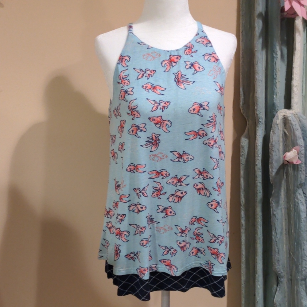 Anthropologie Porridge Gold Fish Tank